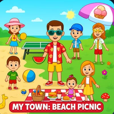 My Town: Beach Picnic - Gameplay